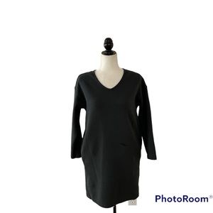 Uniqlo Olive Sweatshirt Dress